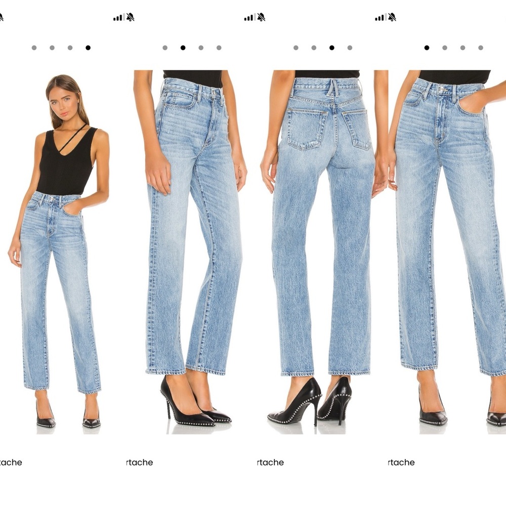 SLVRLAKE London High Rise Jean in Heartache 24